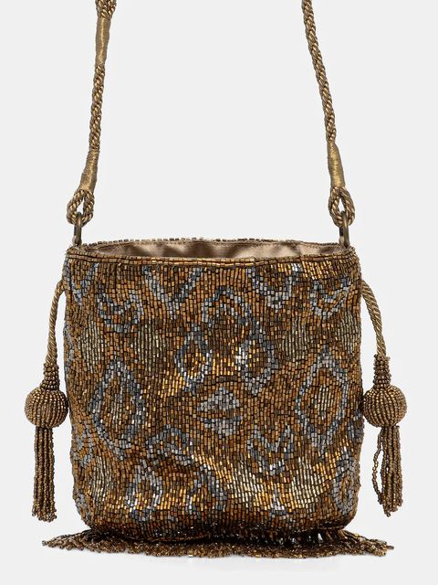 Hoss Intropia torebka kolor złoty 2052026