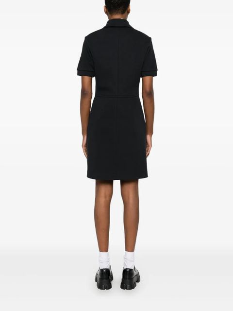 Moncler piquet polo mini dress - Blue