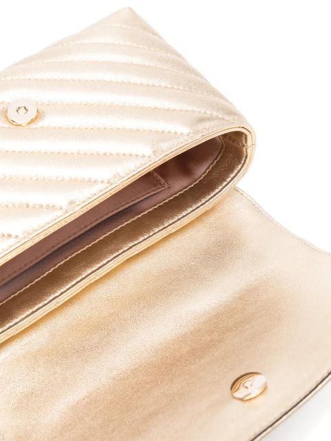 Jimmy Choo Curve quilted chain shoulder bag - Yellow