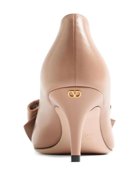 Valentino Garavani 65mm Bowow kidskin pumps - Pink