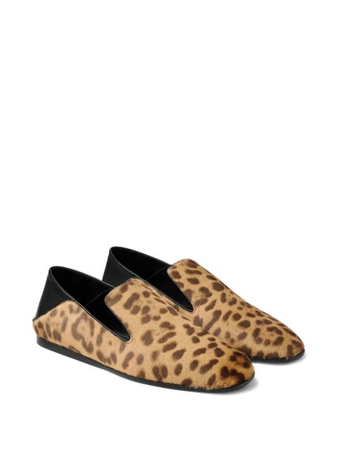 Jimmy Choo Eliot leopard-print slippers - Neutrals - zdjęcie produktu nr 2