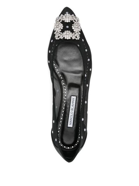 Manolo Blahnik Hangisi ballet flats - Black