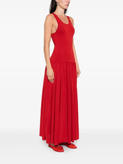 LouLou de Saison sleeveless maxi dress - Red