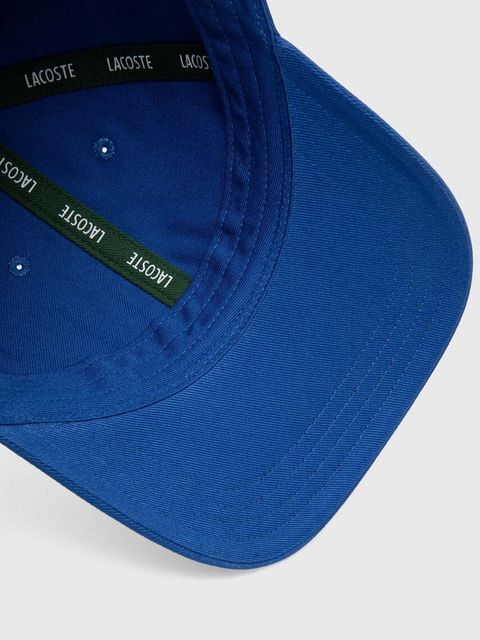 Lacoste czapka z daszkiem bawełniana