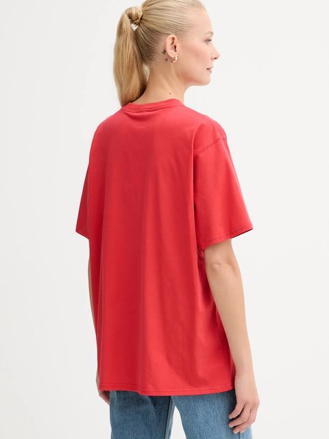 Bally t-shirt bawełniany damski kolor czerwony WJE07E - zdjęcie produktu nr 2