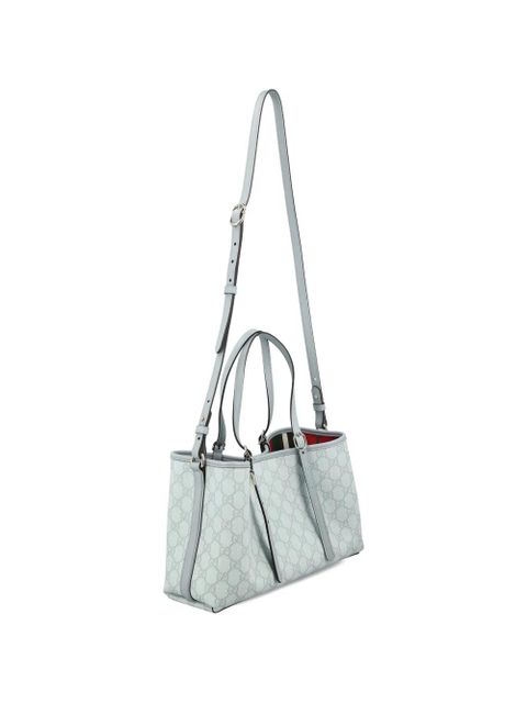 Gucci monogram-print shoulder bag - Blue