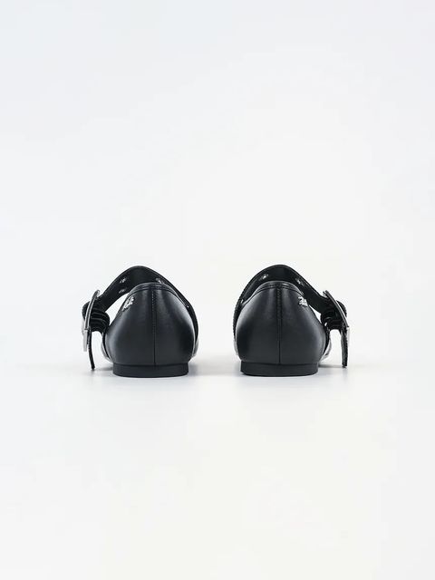 Karl Lagerfeld baleriny skórzane KARO