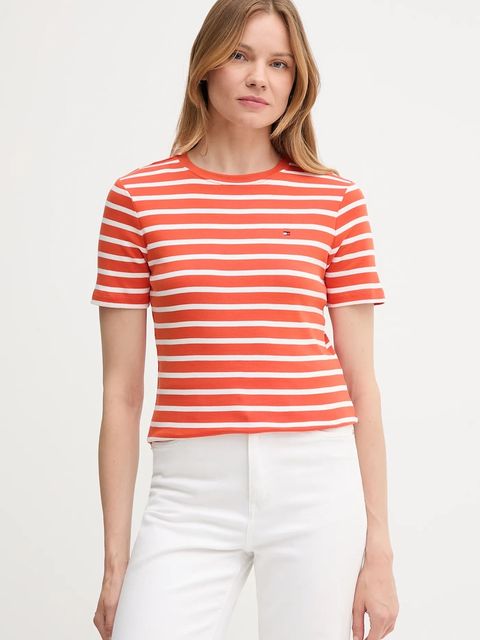Tommy Hilfiger t-shirt bawełniany - zdjęcie produktu nr 2