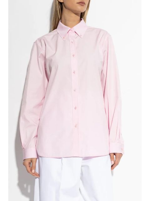 Givenchy embroidered-logo shirt - Pink