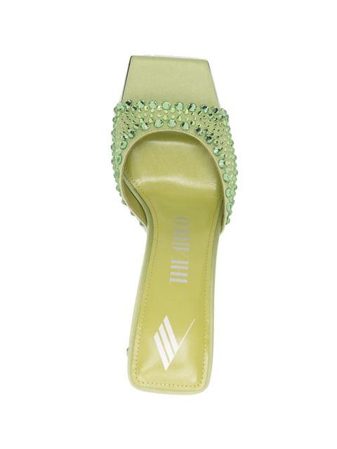 The Attico 85mm Mini Devon sandals - Green