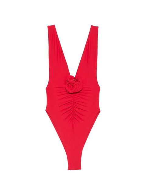 La Reveche Samira ruched swimsuit - Red - zdjęcie produktu nr 1