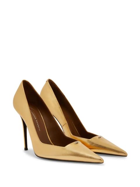 Giuseppe Zanotti 105mm Raquel Pump pumps - Gold