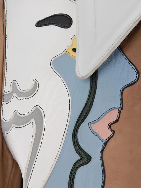 Miu Miu suede belted single-breasted coat - Brown