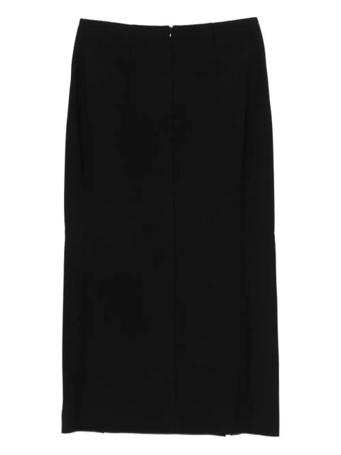 Róhe slit-detail skirt - Black