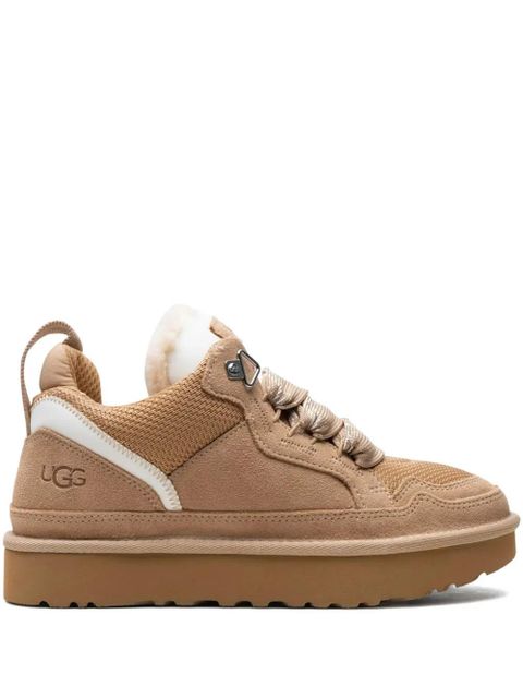 UGG Lowmel suede high-top sneakers - Neutrals - zdjęcie produktu nr 1
