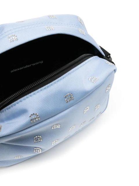 Alexander Wang Wangsport crystal-embellished camera bag - Blue