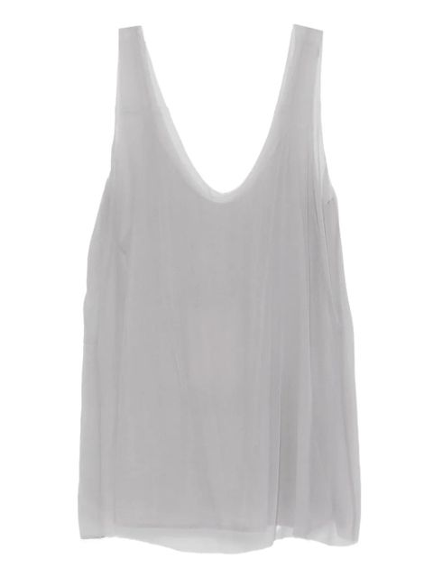 TOTEME V-neck slip top - Grey - zdjęcie produktu nr 1