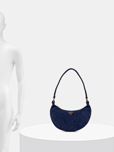 Guess torebka zamszowa AMITA kolor granatowy HWSB95 39720