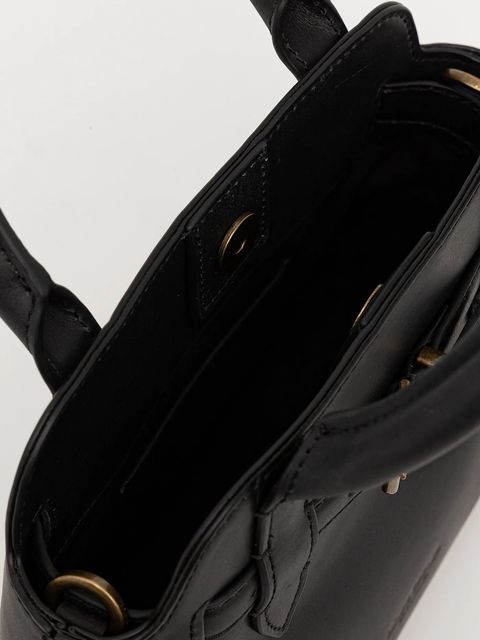 Marc O'Polo torebka skórzana kolor czarny 50818770701104