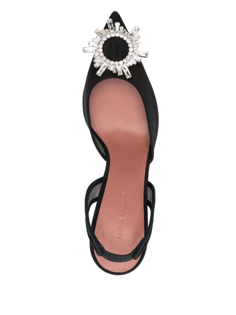 Amina Muaddi 100mm Begum slingback pumps - Black
