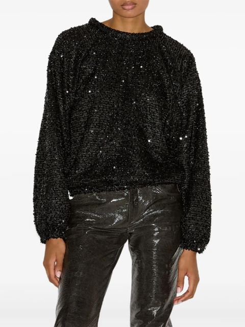 ISABEL MARANT Dabia top - Black - zdjęcie produktu nr 2