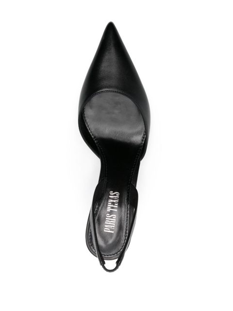 Paris Texas 85mm Lidia slingback pumps - Black