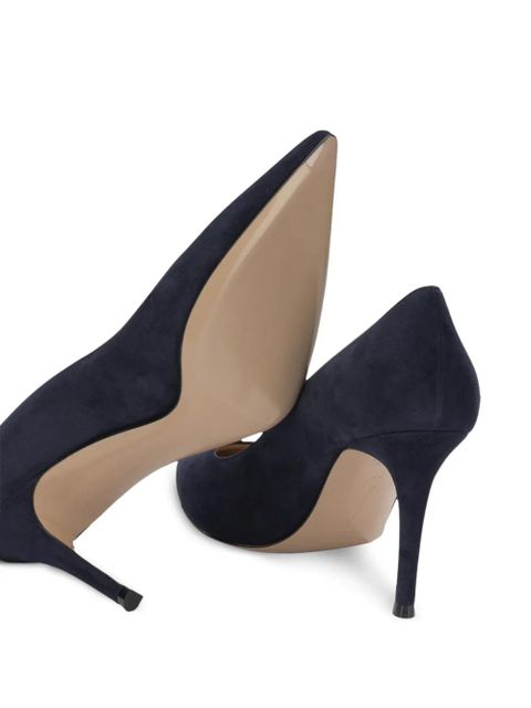 Gianvito Rossi pointed-toe pumps - Blue