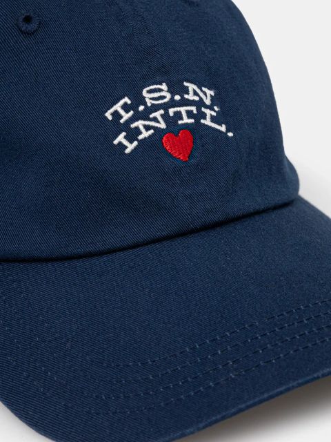 thisisneverthat czapka z daszkiem bawełniana Heart Cap kolor granatowy z nadrukiem TN243WHWBC08