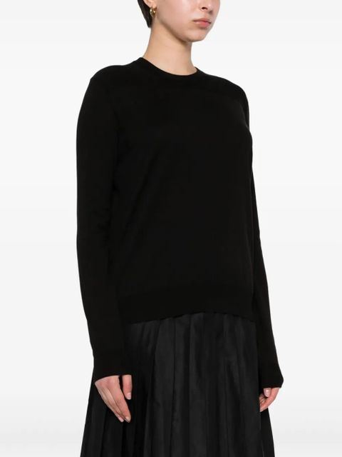 Jil Sander ribbed cotton jumper - Black