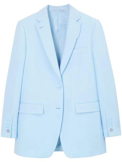 Burberry single-breasted wool blazer - Blue - zdjęcie produktu nr 1