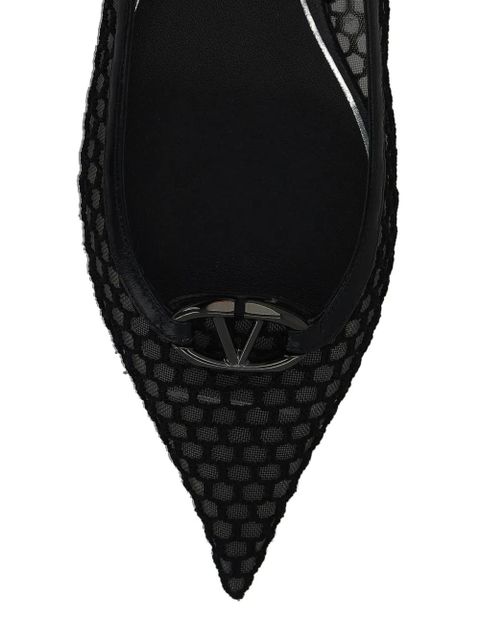 Valentino Garavani mesh-panel pumps - Black