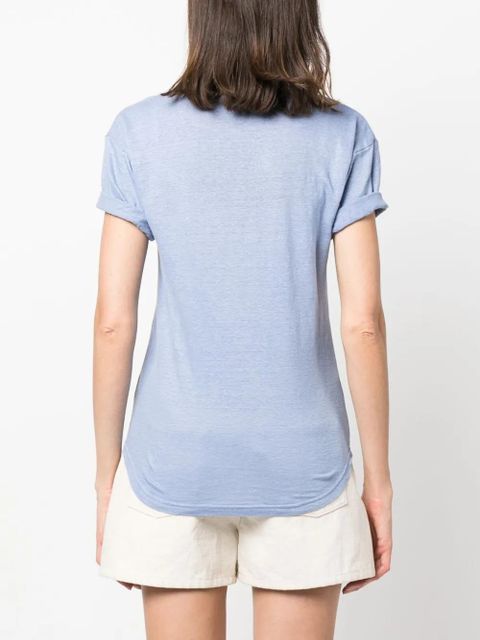 MARANT ÉTOILE Koldi logo-print T-shirt - Blue