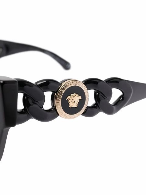 Versace Eyewear Medusa square-frame sunglasses - Black