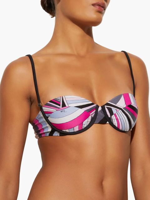 PUCCI Iride-print bikini top - Pink - zdjęcie produktu nr 2