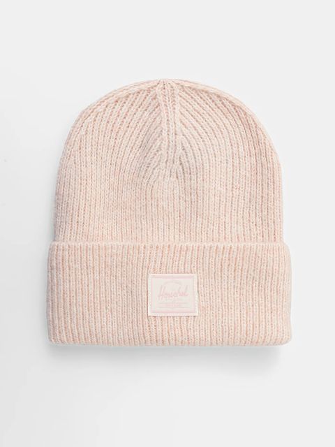 Herschel czapka z domieszką wełny Super Soft kolor różowy 50481-05914-OS - zdjęcie produktu nr 1