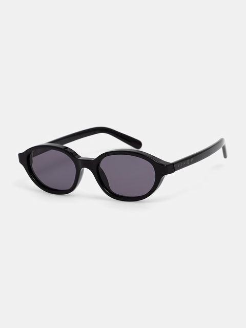 MM6 Maison Margiela okulary przeciwsłoneczne LUNETTES 2 NOIR - zdjęcie produktu nr 1