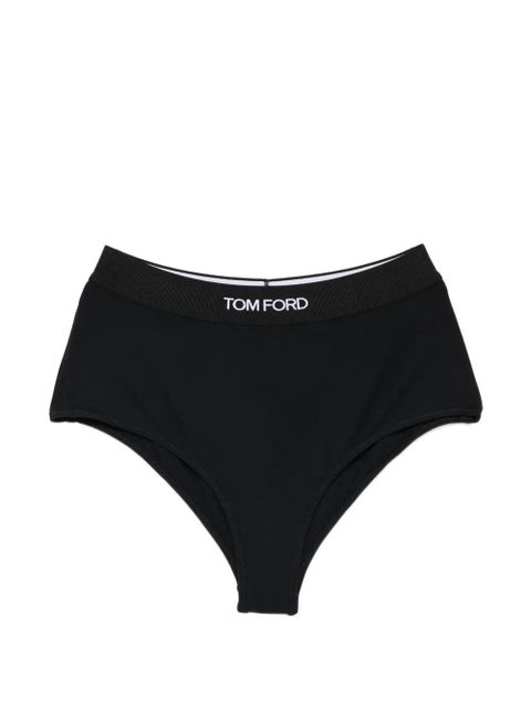 TOM FORD logo-waistband briefs - Black - zdjęcie produktu nr 1