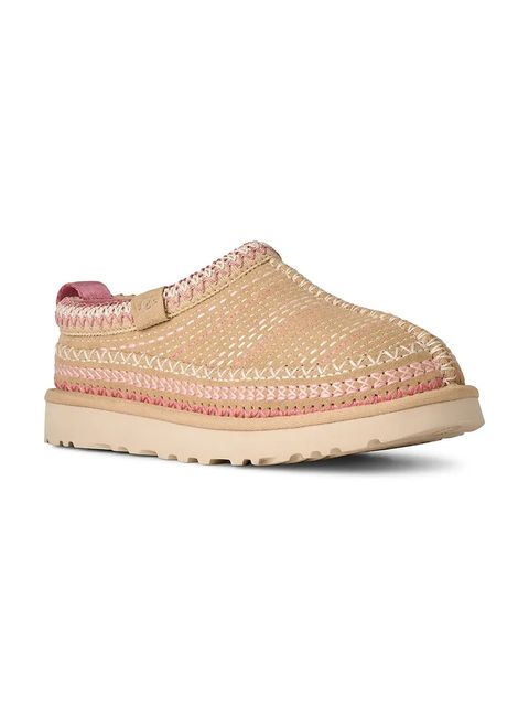 UGG kapcie zamszowe W Tasman Meadow - zdjęcie produktu nr 1