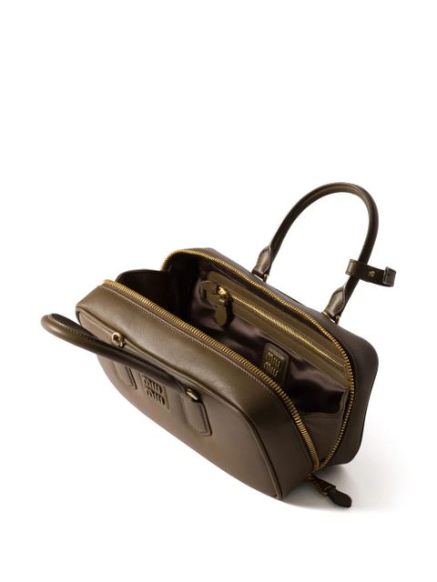 Miu Miu Arcadie leather bag - Green - zdjęcie produktu nr 2