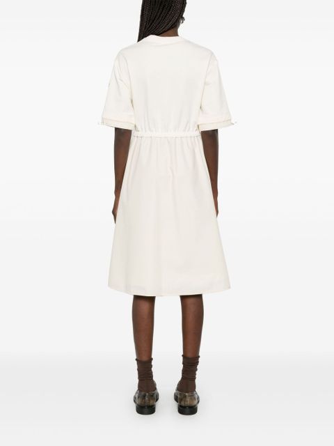 Moncler cotton midi dress - Neutrals