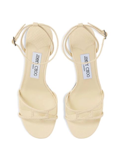 Jimmy Choo 65mm 1998 Leo sandals - Yellow