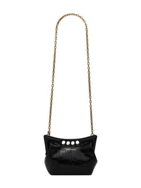 Alexander McQueen mini The Peak shoulder bag - Black