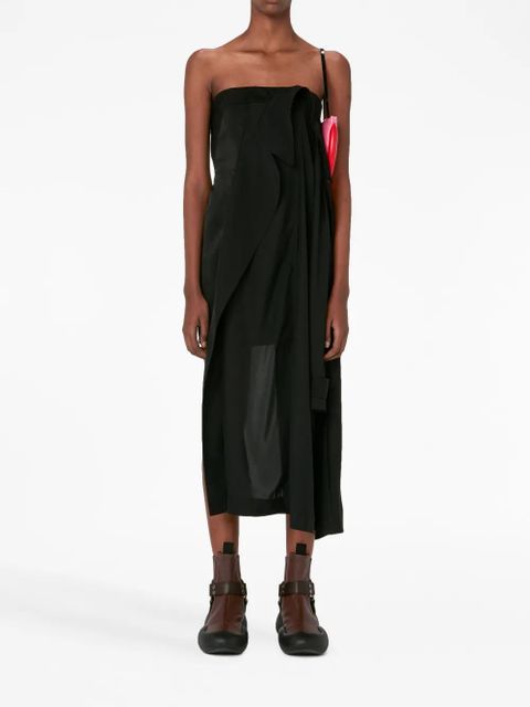 JW Anderson deconstructed strapless minidress - Black - zdjęcie produktu nr 2