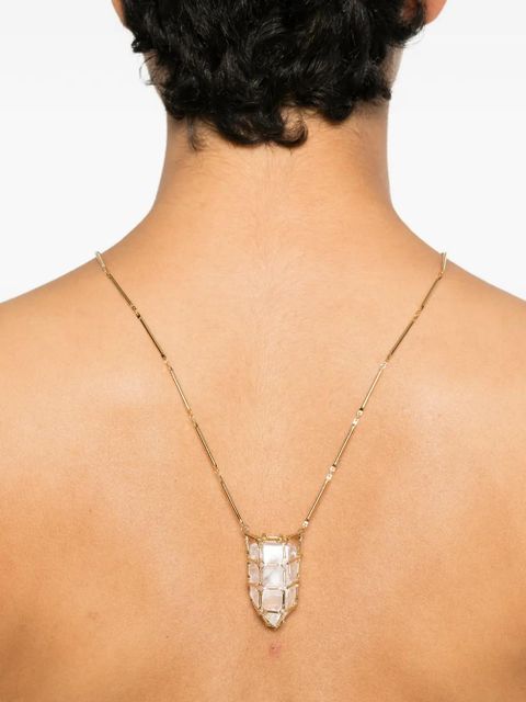 ISABEL MARANT Rock Crystal necklace - Gold - zdjęcie produktu nr 2