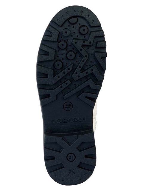 Geox botki J CASEY B ABX damskie kolor biały na płaskim obcasie J367ZB 0BCLV C1M9B