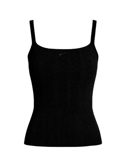 JW Anderson openwork bow-detail top - Neutrals - zdjęcie produktu nr 1