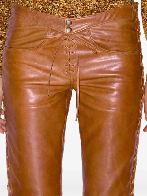 ISABEL MARANT Cyerra trousers - Brown