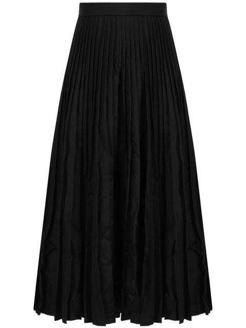 Balenciaga creased wool pleated skirt - Black - zdjęcie produktu nr 1