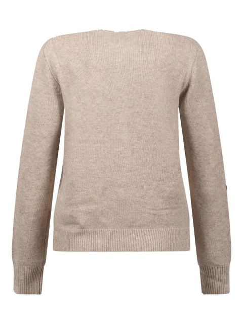 MC2 Saint Barth heart-detail sweater - Neutrals - zdjęcie produktu nr 2