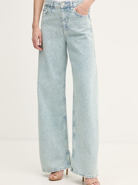 Sisley jeansy wide leg damskie - zdjęcie produktu nr 2